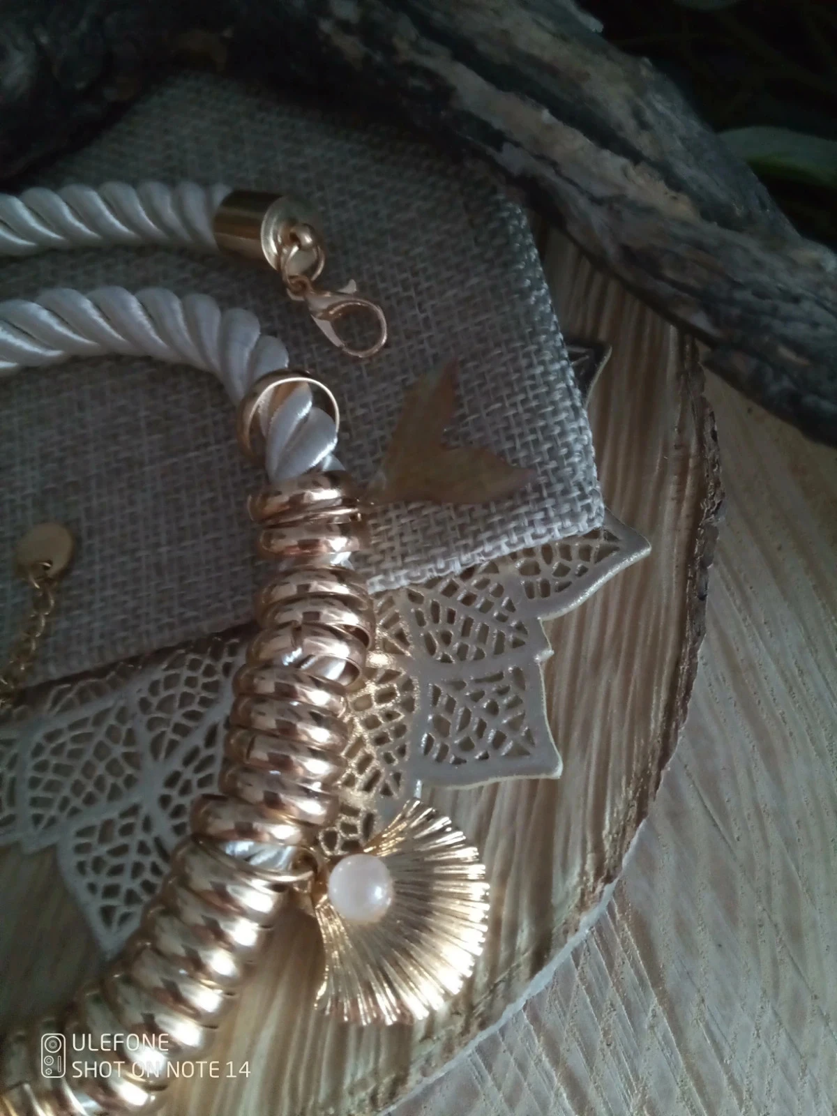 Collier bohème charmes océan avec pierres naturelles – photo 3